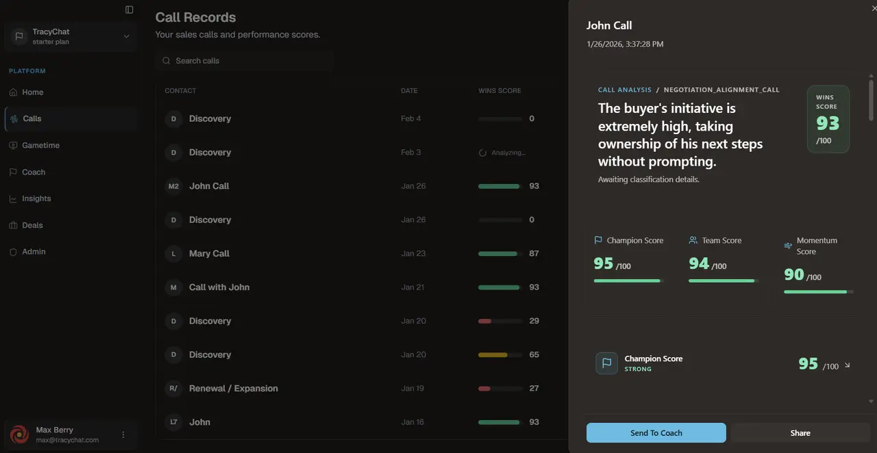 Production AI application interface showing intake analysis and recommendation rationale